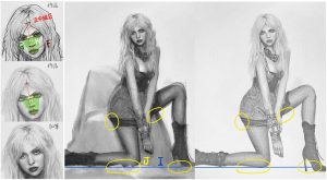 【受講生デッサン添削】接地面も一緒に描くと更に良い作品になります