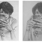 【受講生デッサン添削】人物デッサンの復習添削で鉛筆のタッチが上達しました