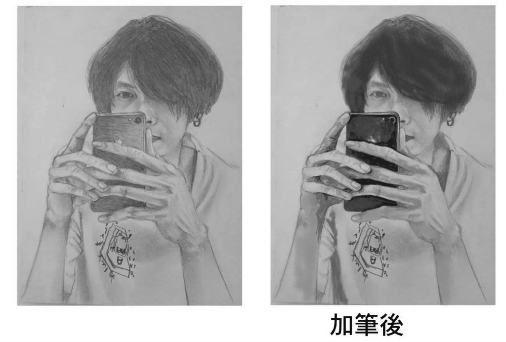 人物画の復習添削