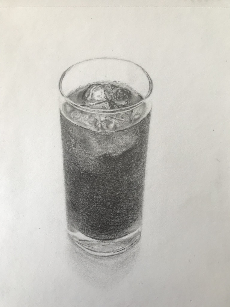 【ピリカアートスクール】コップのデッサン 添削アドバイス