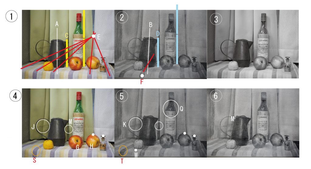 【ピリカアートスクール】デッサン 添削アドバイス