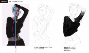 【受講生デッサン添削】美容師なのでヘアメイクのデザインデッサンが描けるようになりたい!