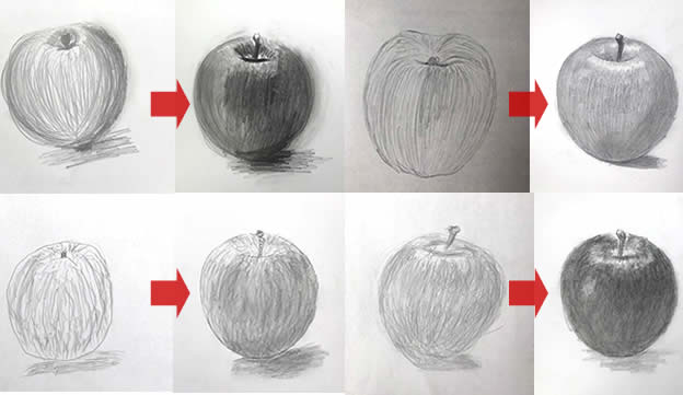 わずか６０分で誰でもリンゴが上手に描けるようになる方法とは？