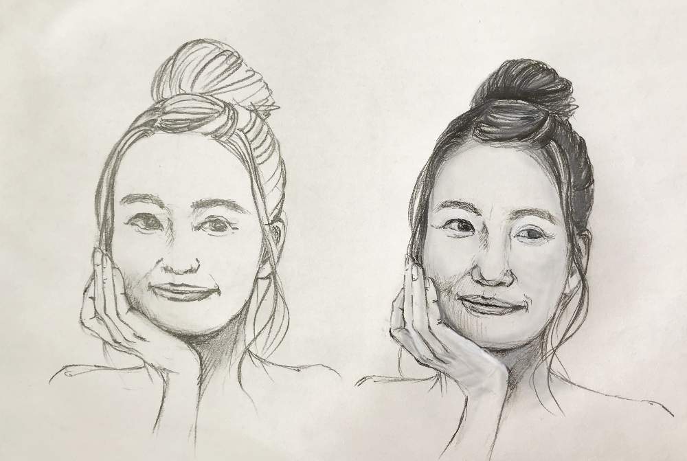 短時間右脳トレーニングで人物画をうまく描くためには 顔の描き方の基本その１ ピリカアートスクール