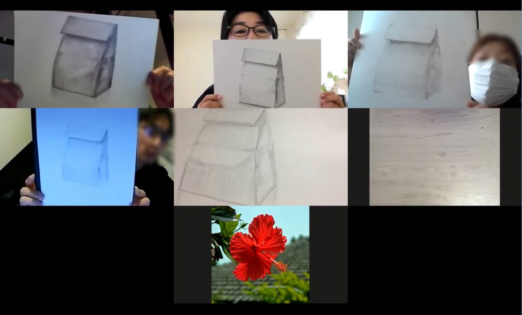 【ピリカアートスクール】第5回　なんと！朝7時に開催！受講生と一緒に絵を描く～オンライングループデッサン会～
