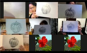 【ピリカアートスクール】第7回　受講生と一緒に絵を描く～オンライングループデッサン会～