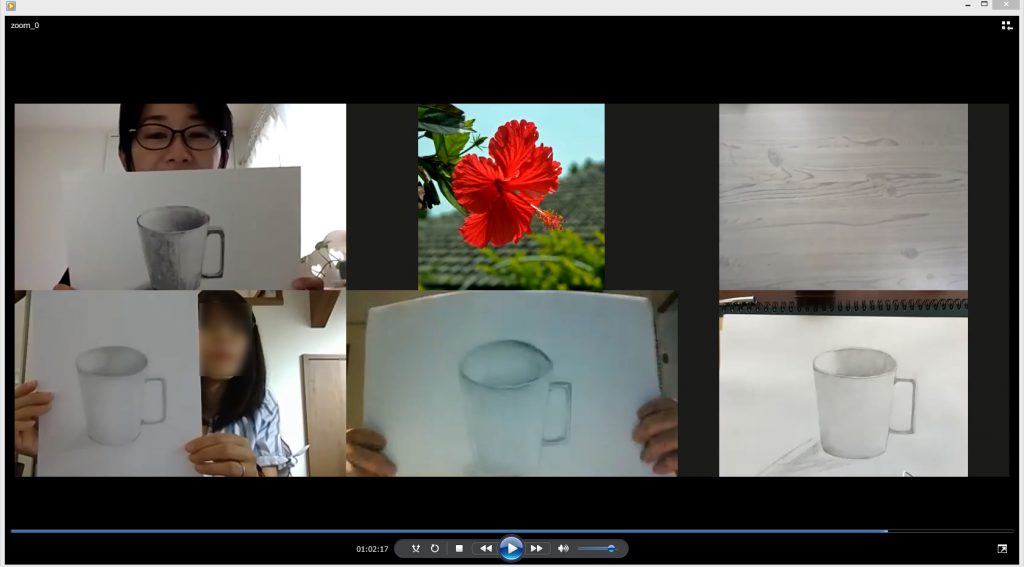 【ピリカアートスクール】第2回　受講生と一緒に絵を描く！オンライングループデッサン会を開催いたしました★