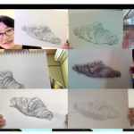 【ピリカアートスクール】延参加人数100名突破！第15回　松原美那子と一緒に描く！オンライングループデッサン会を開催いたしました★