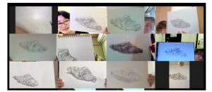 【ピリカアートスクール】延参加人数100名突破！第15回　松原美那子と一緒に描く！オンライングループデッサン会を開催いたしました★