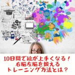 【10日間で絵が上手くなる!】右脳と左脳を鍛える短時間ドローイングトレーニング